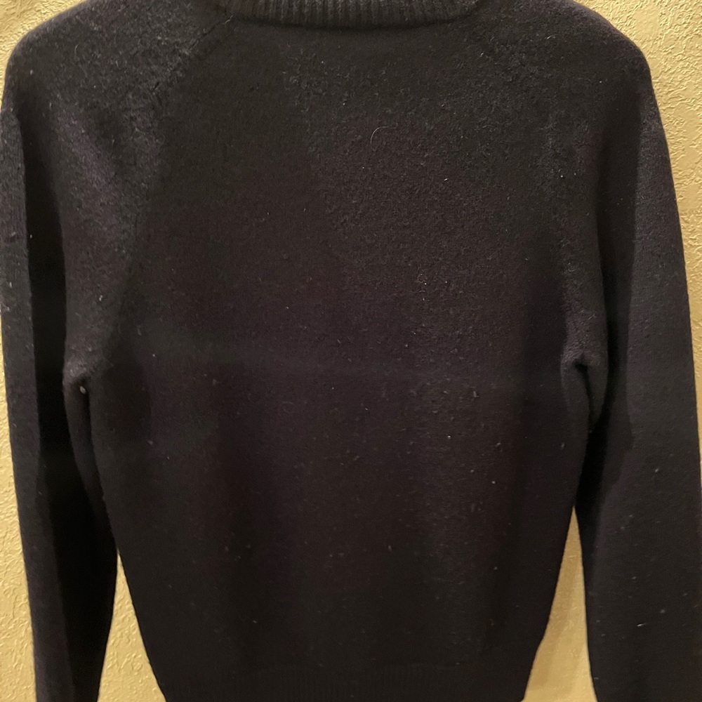 J. Crew Men's Navy Turtleneck Sweater - Picture 4 of 4